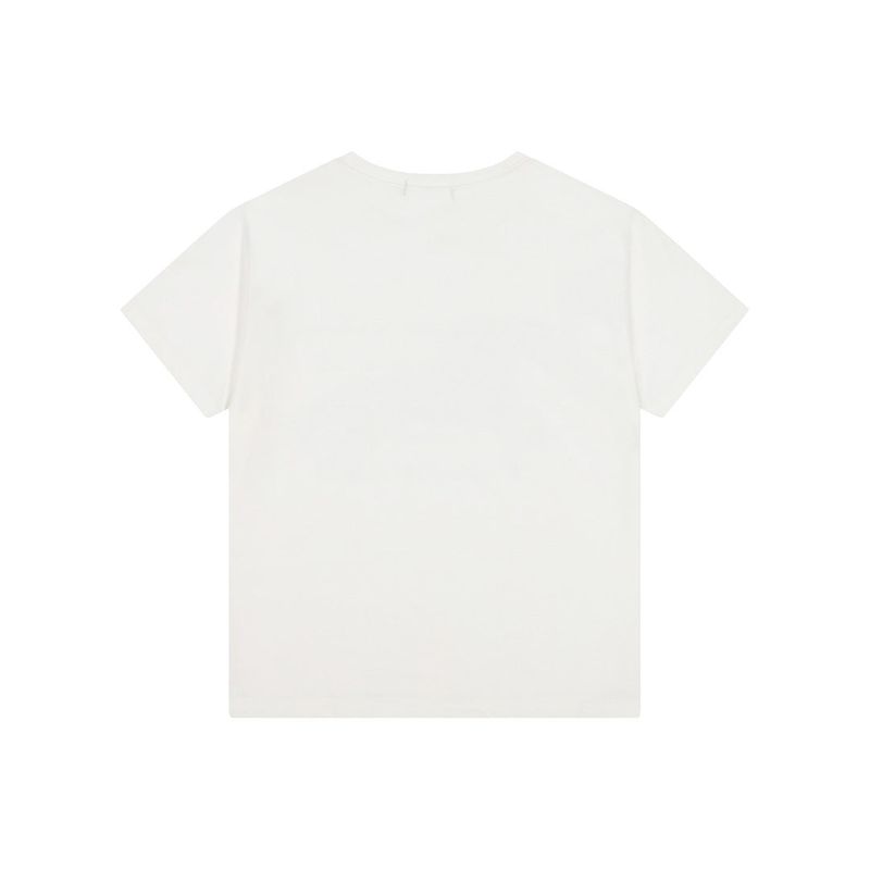 (DUC) GA Semi-Crop Short-Sleeve T-Shirt White