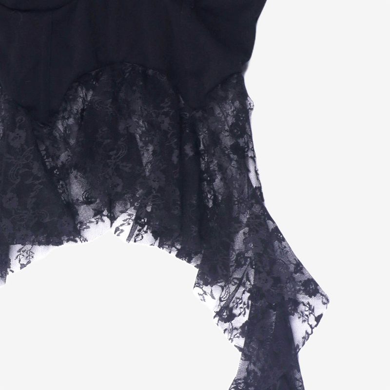 Bella Lace Uneven Sleeveless