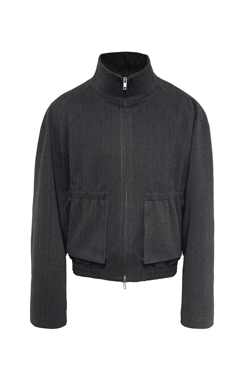 JCAESAR(ジュリウス・シーザー)の「Striped Raglan Utility Jacket(Jackets/Outerwear)」