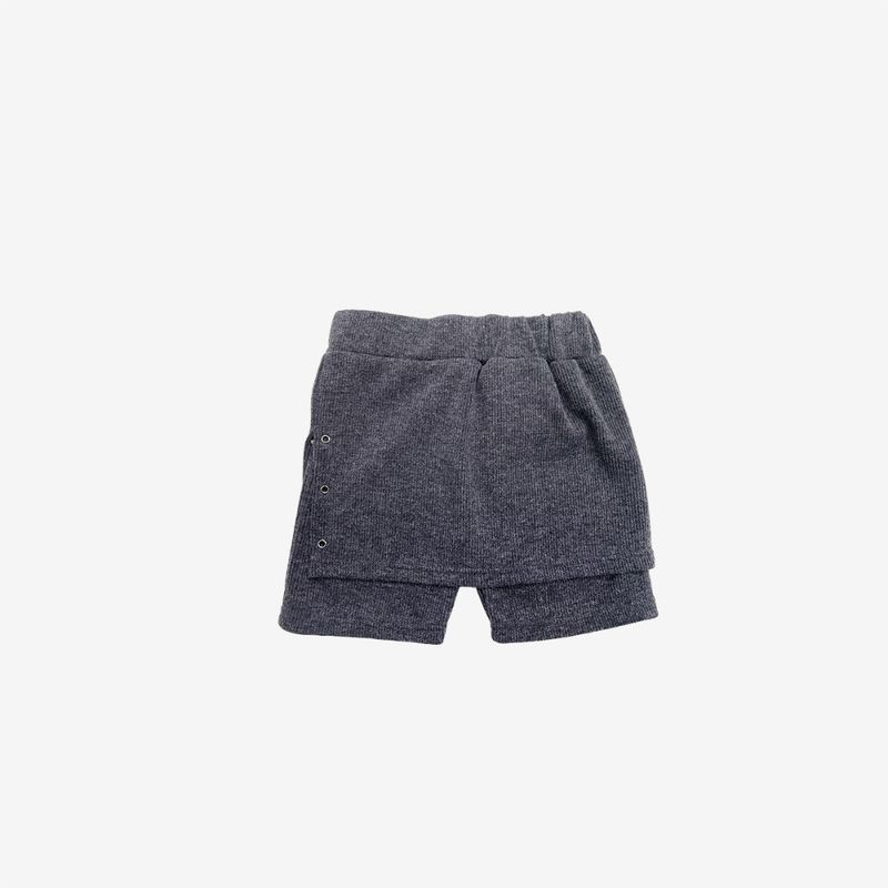 On-Fee Layered Eyelet Biker Pants