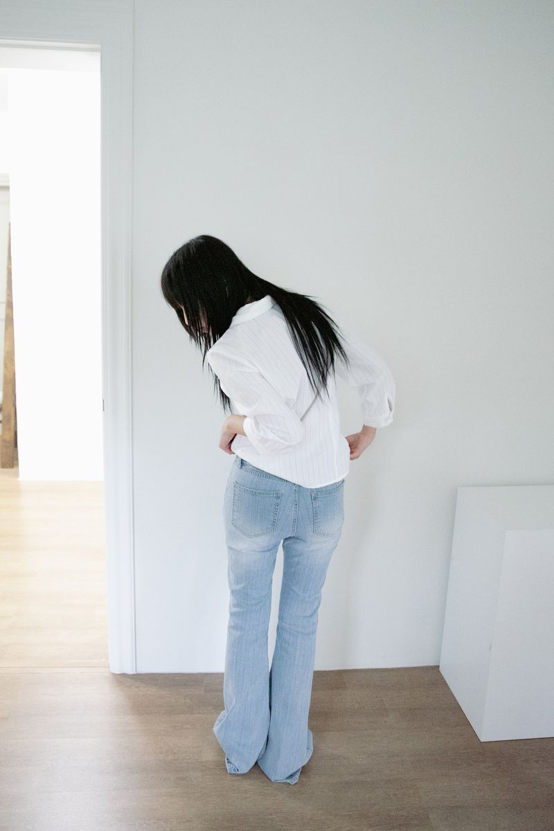mild lowrise denim pants(S-L)