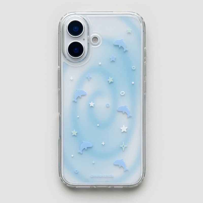 [Gel-hard] Dolpin Phone case (only case)