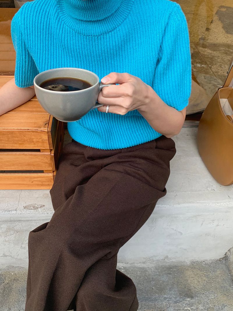 [YELLOMOI] Laurent half polar - knit