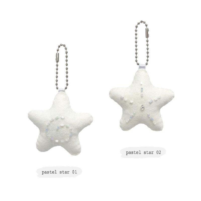 [soft keyring] pastel star