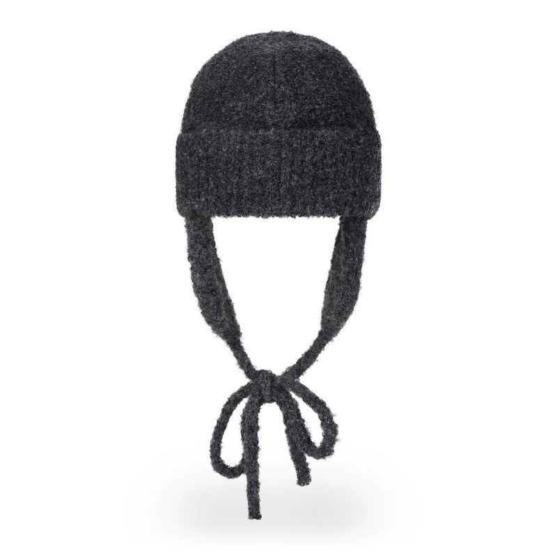 VA Patch Fly Knit Beanie / Black