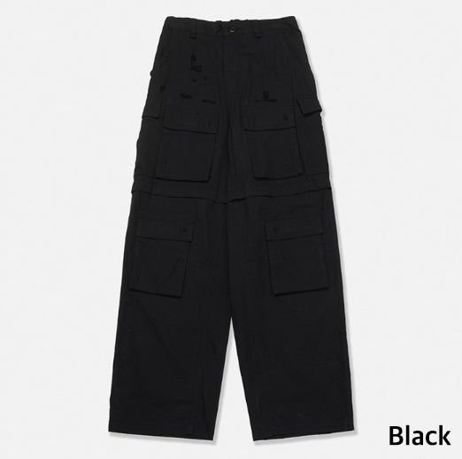 Post multi pocket cargo pants