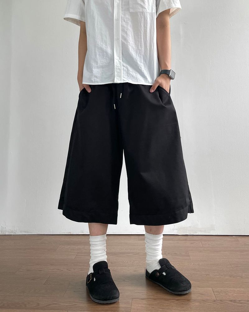 Log Bermuda Cotton Pants