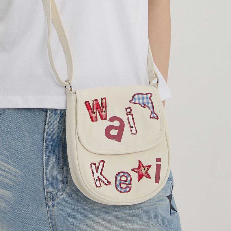 WaiKei（ワイケイ）の「Logo Patchwork Cross Bag（Bags）」