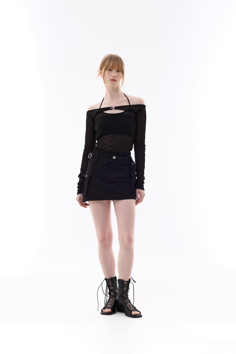 MANON OFF-SHOULDER SET / BLACK