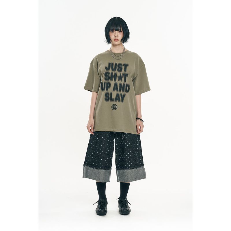Kandi Blur Short Sleeve - Khaki