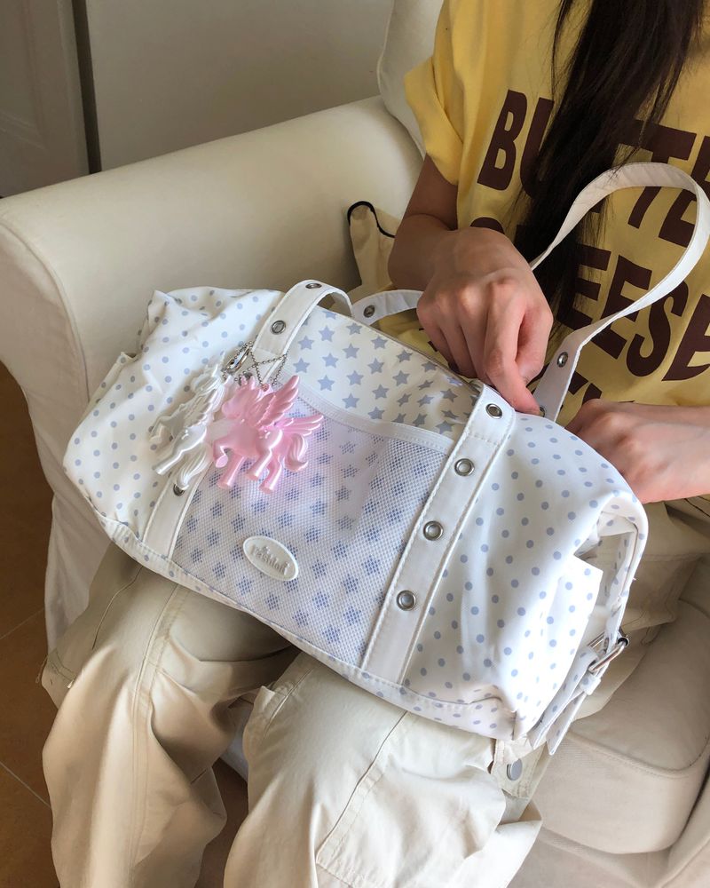 Biez Star Mesh Shoulder Bag