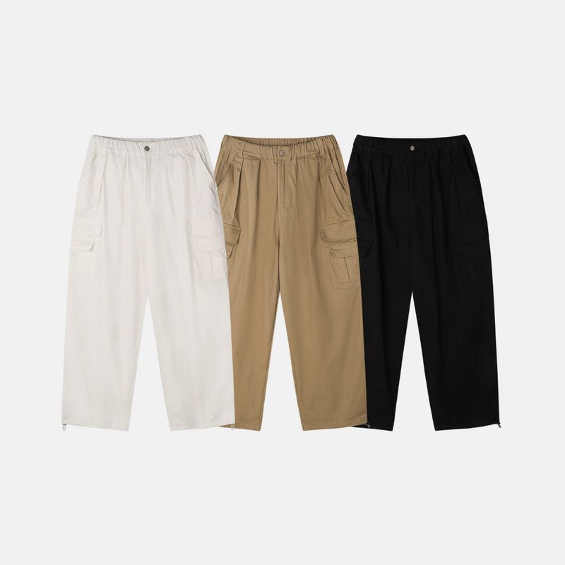 LMN hour multi-pocket wide pants (3 colors)