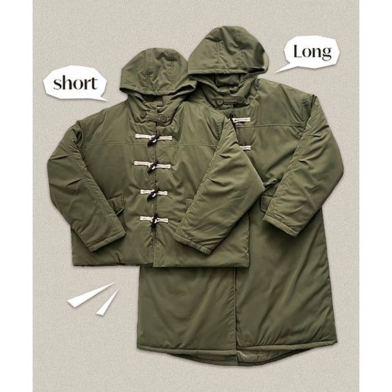 VT Over Tteokbokki Hooded Padded Bomber Jacket/SHORT