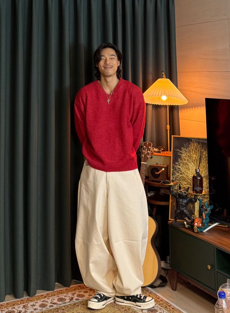 Airwool V-Neck Knit 6COLOR