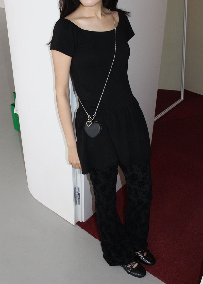 ROSE JACQUARD PANTS
