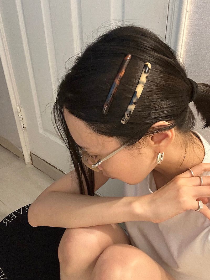 Curve bar hair pin (12color)