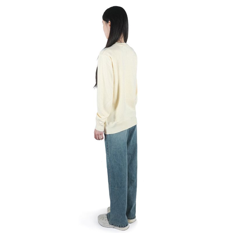 SOFT CREW NECK KNIT IVORY