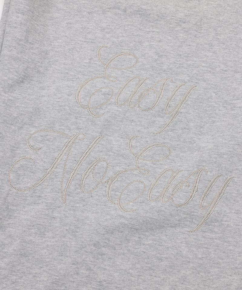 Lettering Big Logo Balloon Sweatpants - Gray