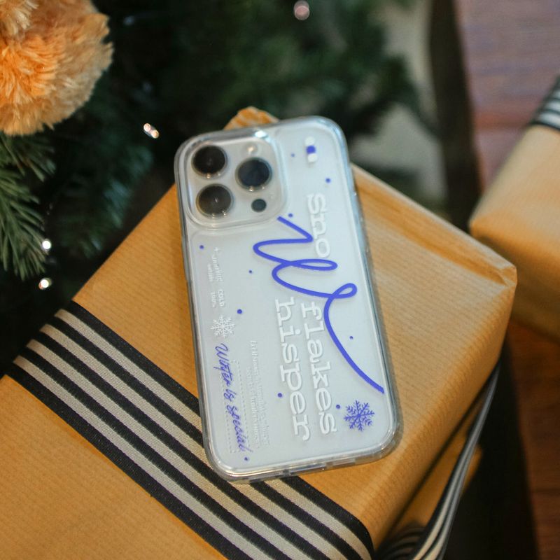【MADE】(2type) Snow Violet Jelly hard Phone case