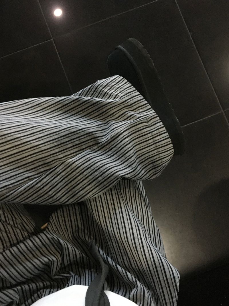 Sand Stripe Easy Banding Pants (3c)