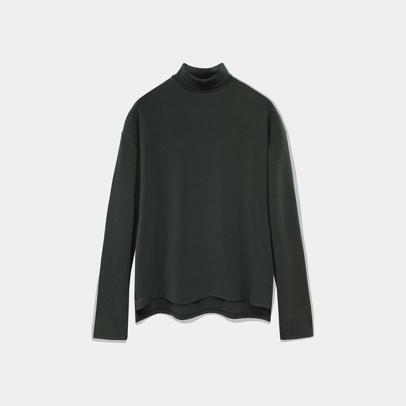 ASCLO Plain Arm Warmer Turtle Neck T (7color)
