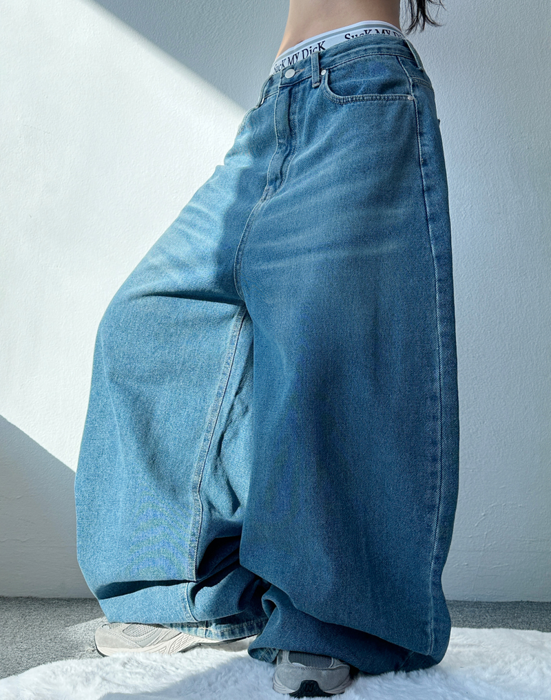 FORMAL BASIC BALLOON DENIM🖤💙 - 2 COLORS
