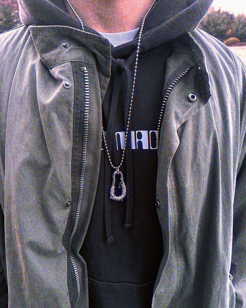 Carabiner In Orbit Necklace
