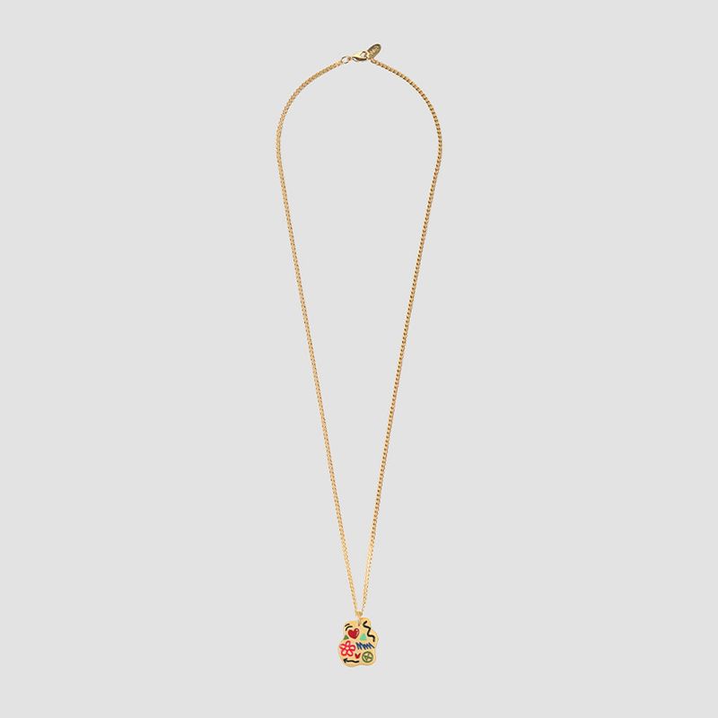 DOODLE NEC SILVER925(18K GOLD PLATED)