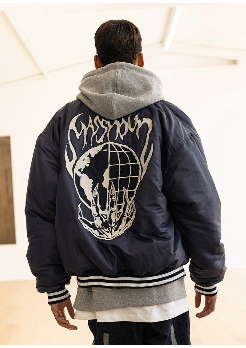 VIRTUAL WORLD 6OZ VARSITY JACKET