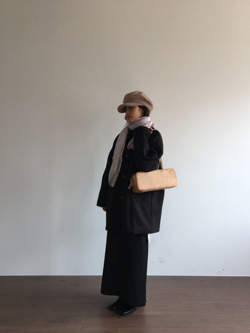 Classic High Neck Half Coat (2 Colors)