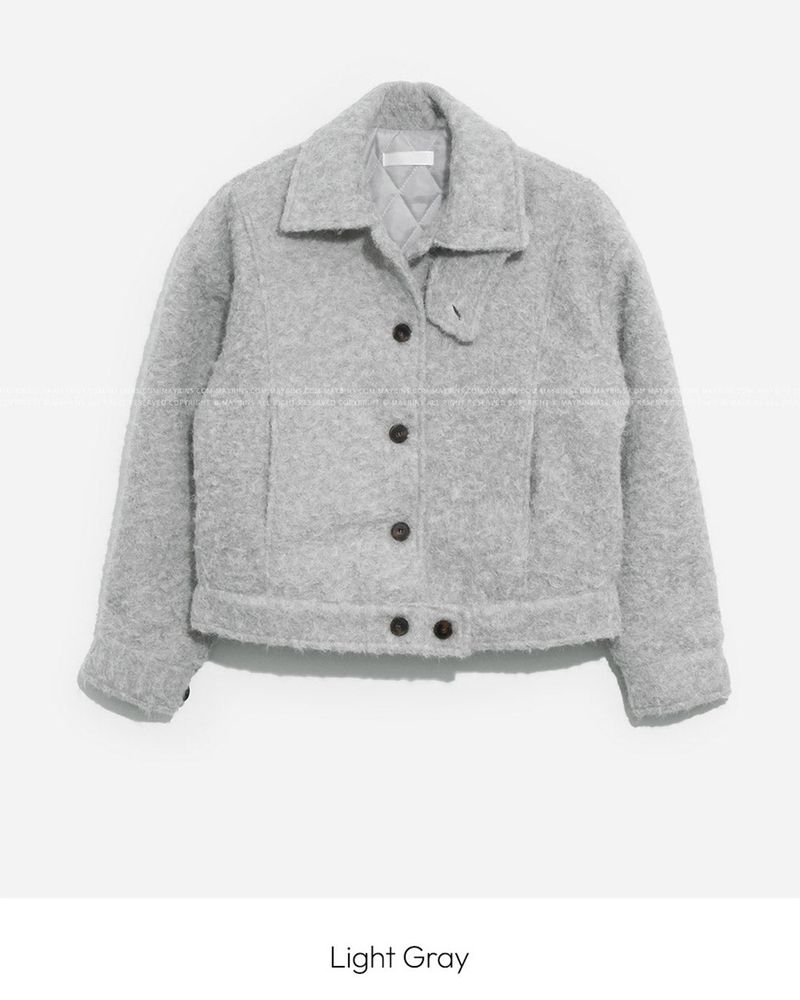 Button Wool Jacket