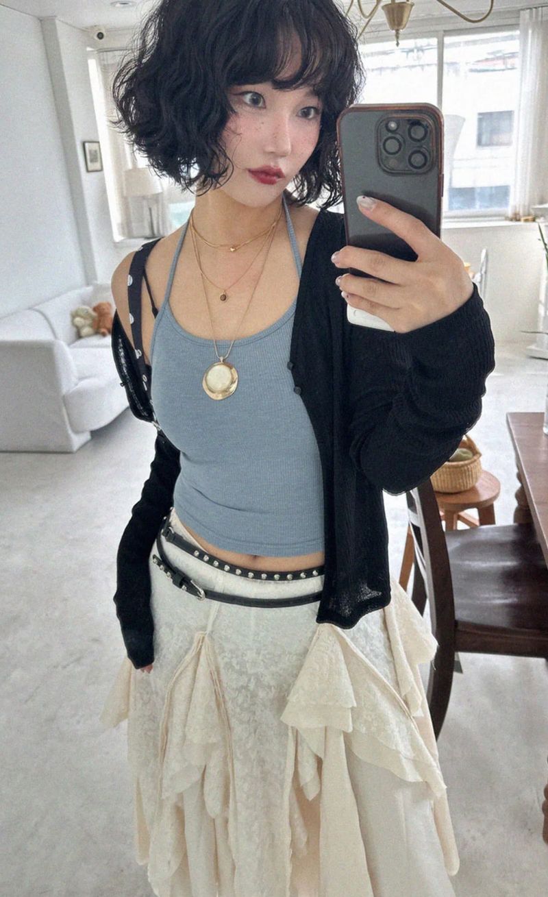 SILVER LINK NECKLACE