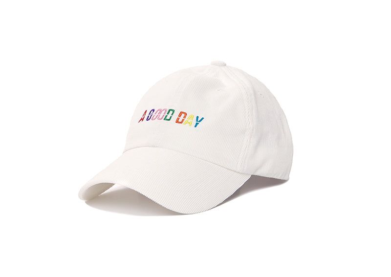 A GOOD DAY（ア グッドデイ）の「CORDUROY BALLCAP (WHITE)（Hats）」