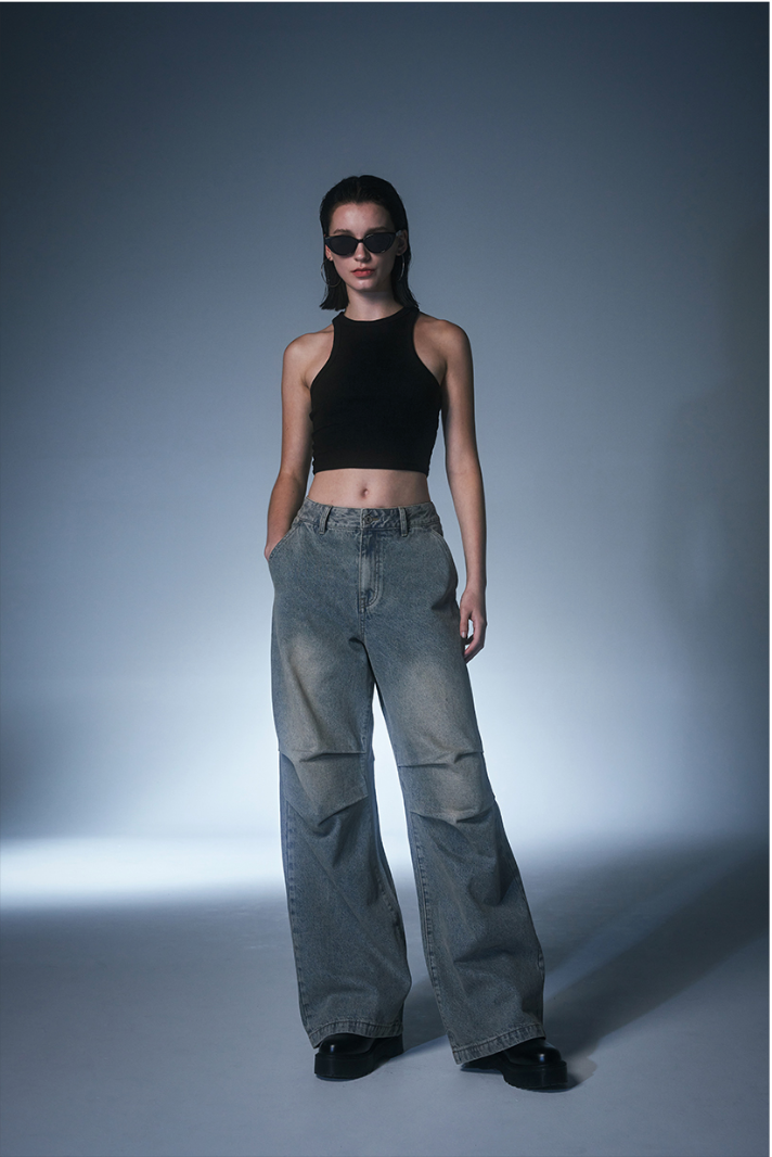 ODDSTUDIO（オッドスタジオ）の「Parachute Washing Wide Denim Pants（Pants）」
