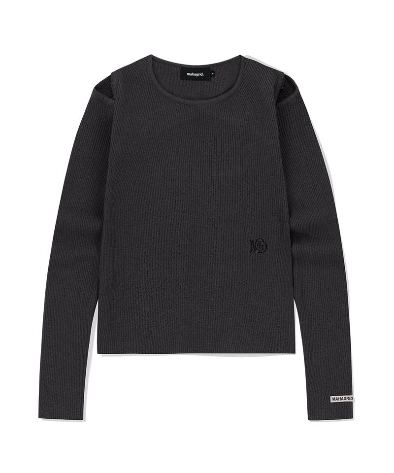 CUT OFF LS KNIT