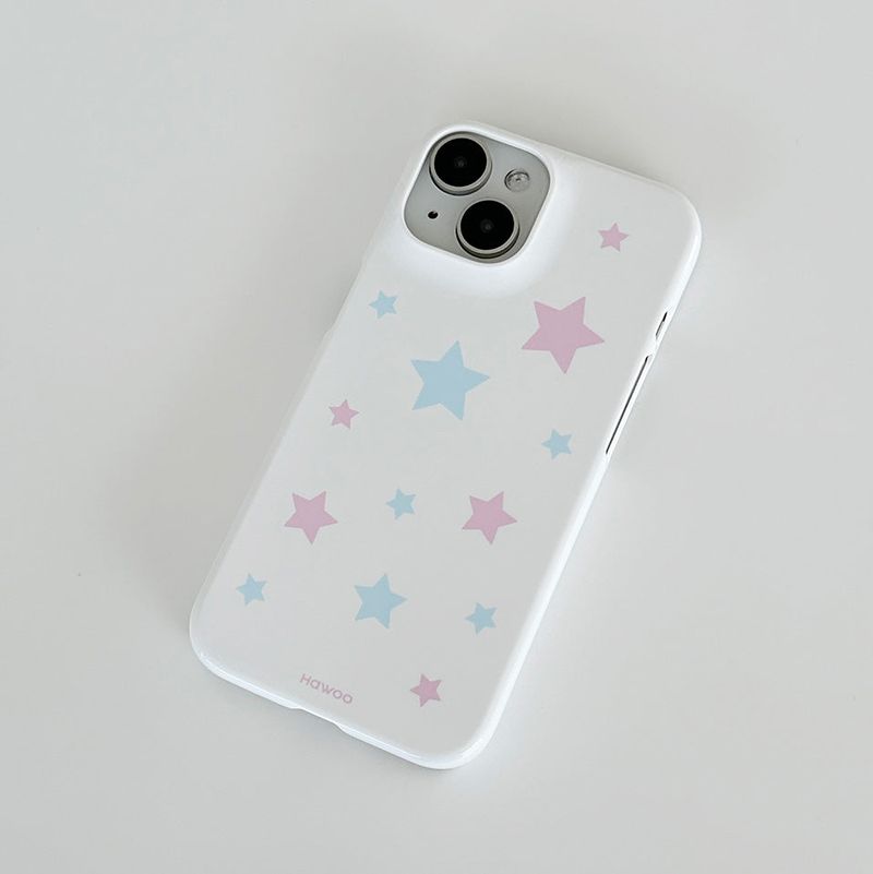 pastel star glossy hard case (mix)