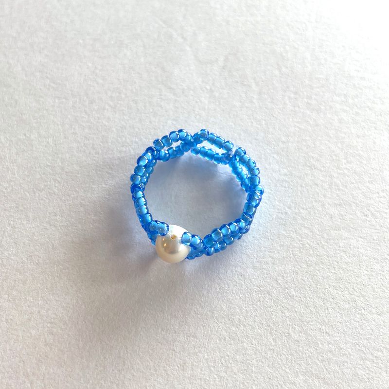 Kichikichiyaya Blue Pearl Ring