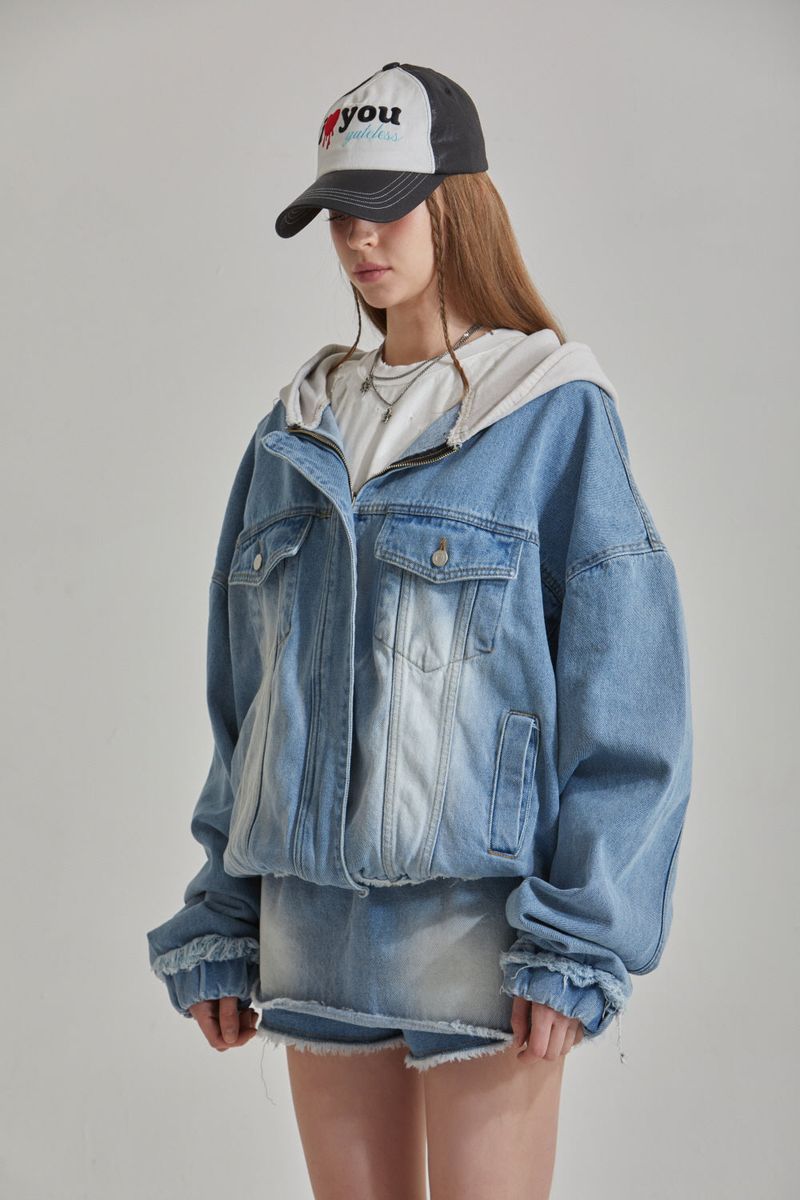 COVER DENIM SKIRT