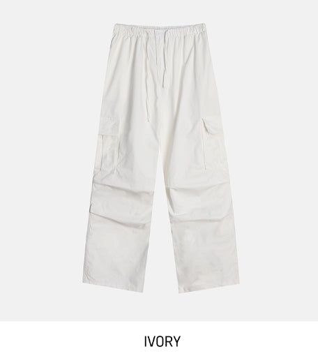 Taffy washed parachute cargo pants