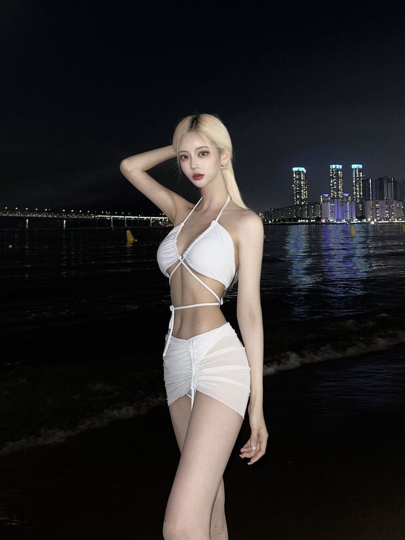 461. ヘレナビキニ / 461. Helena 3pc bikini (white)