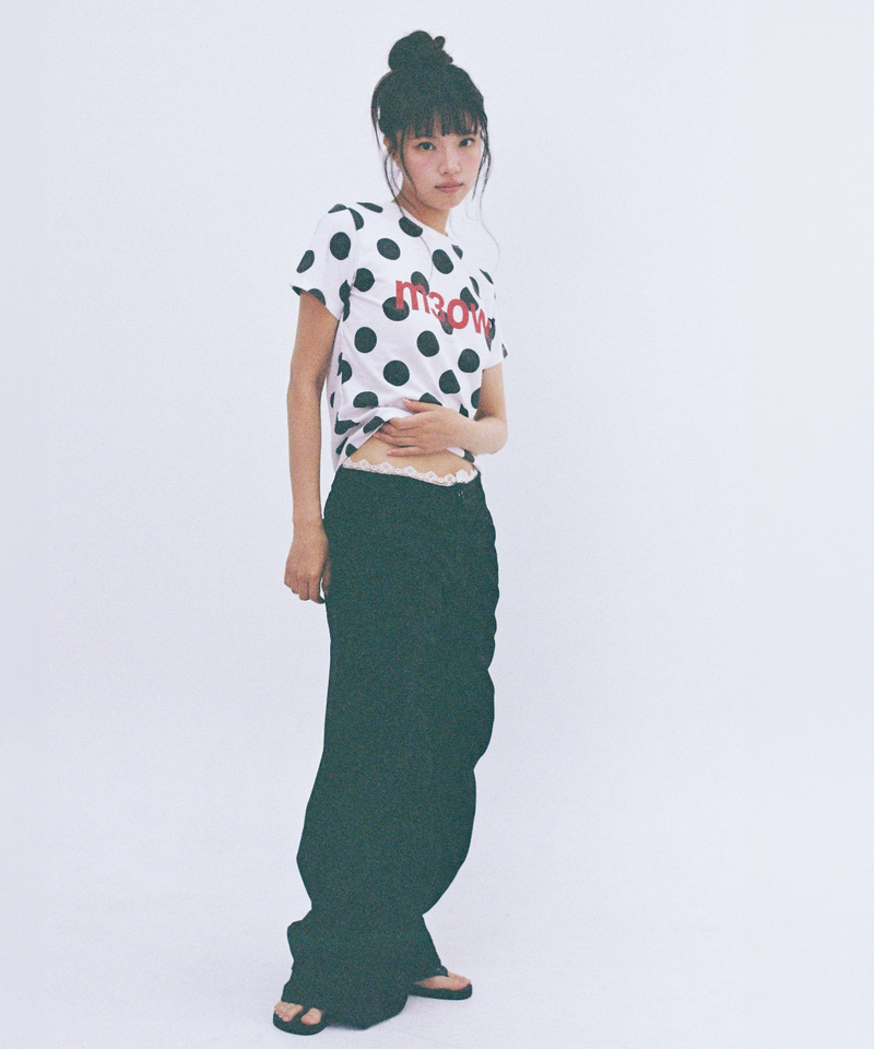 M3OW SLIM DOT T SHIRT
