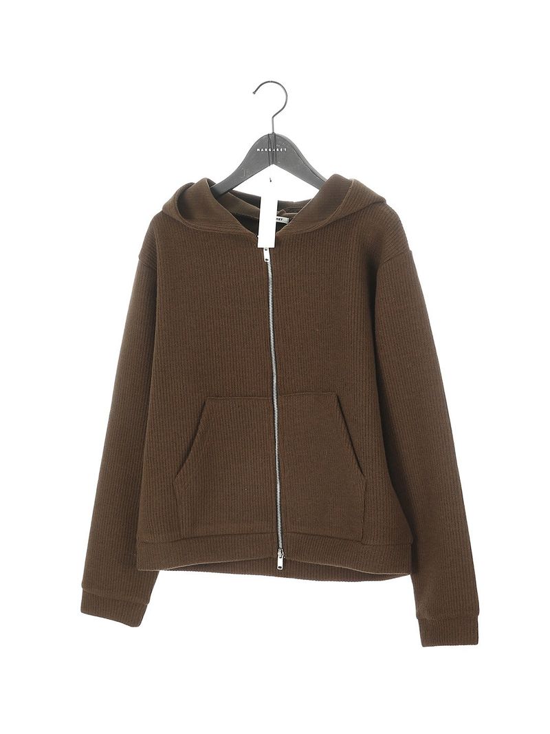 Wet Knitted Zip Hoodie
