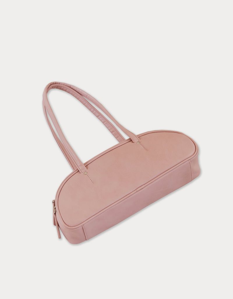 demi baguette bag - powder pink