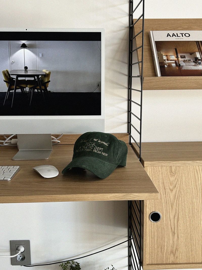 SEOUL CORDUROY BALL CAP / DEEP GREEN