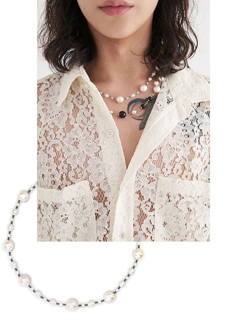 REBOLD PEARL NECKLACE