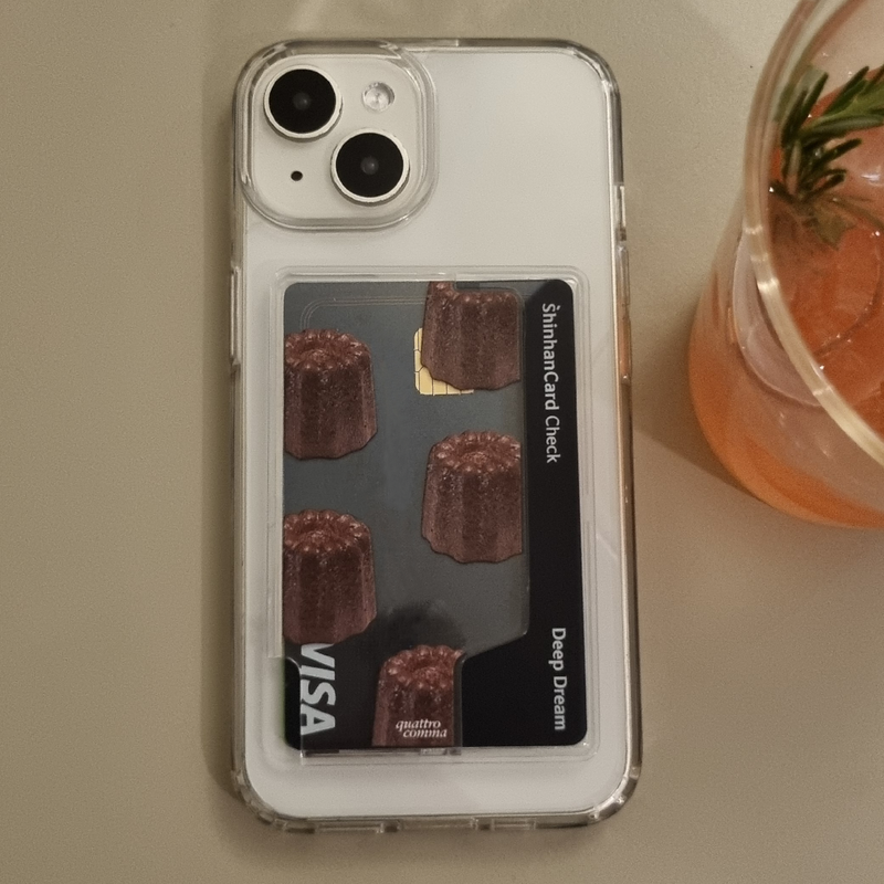 Canelé MagSafe Transparent Card Wallet