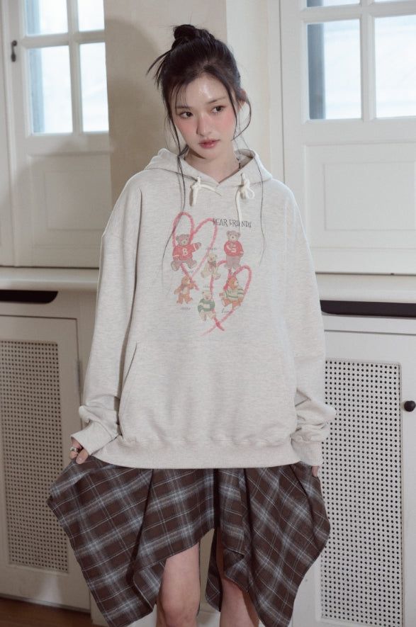 CPGN studio(コンパーニョ)の「DTP Bear Friends Hoodie(Tops)」