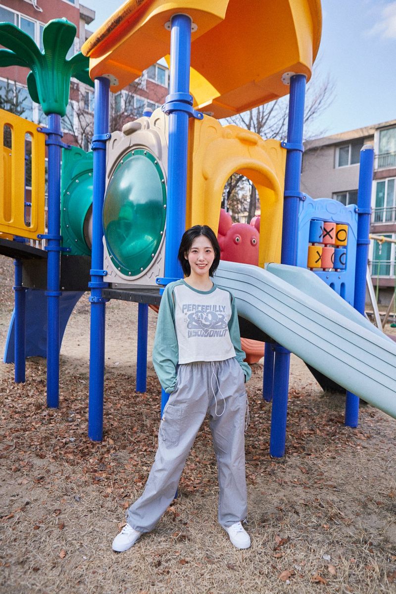 string cargo track pants_gray