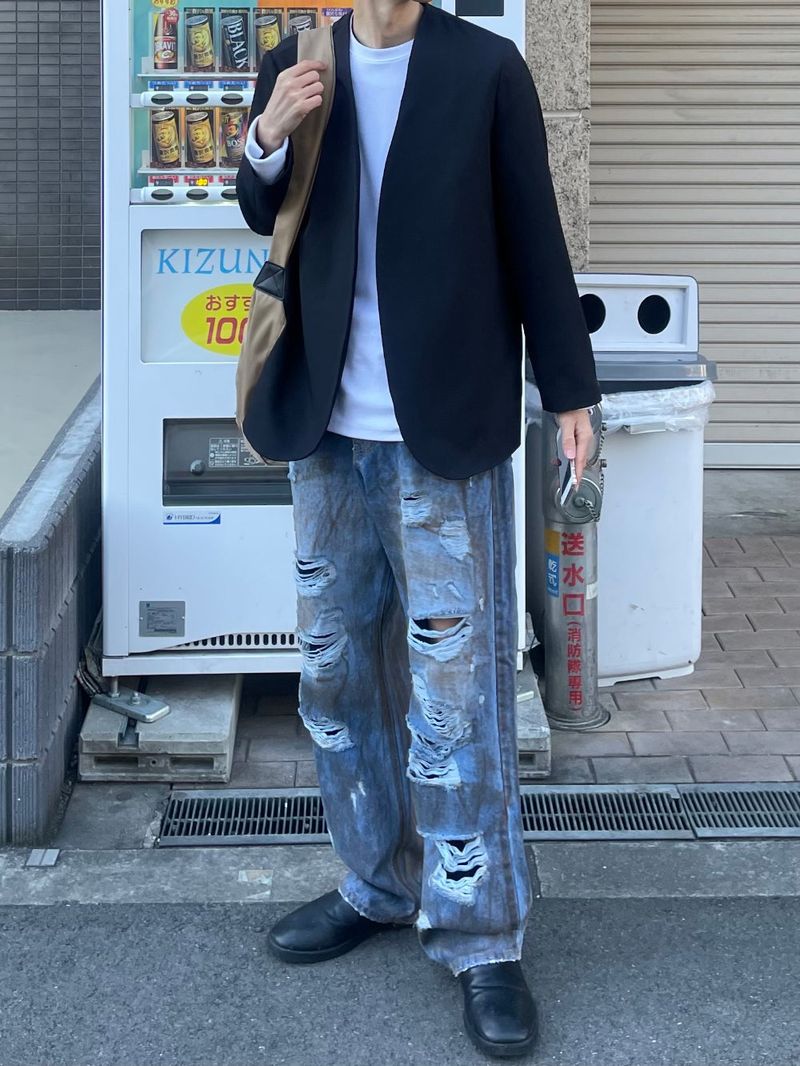 Balance collarless jacket