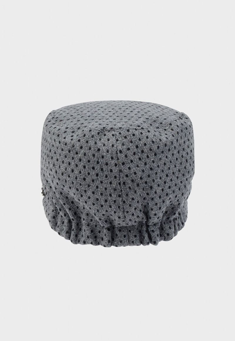 SOFIA CAP (POLKA DOT GREY)